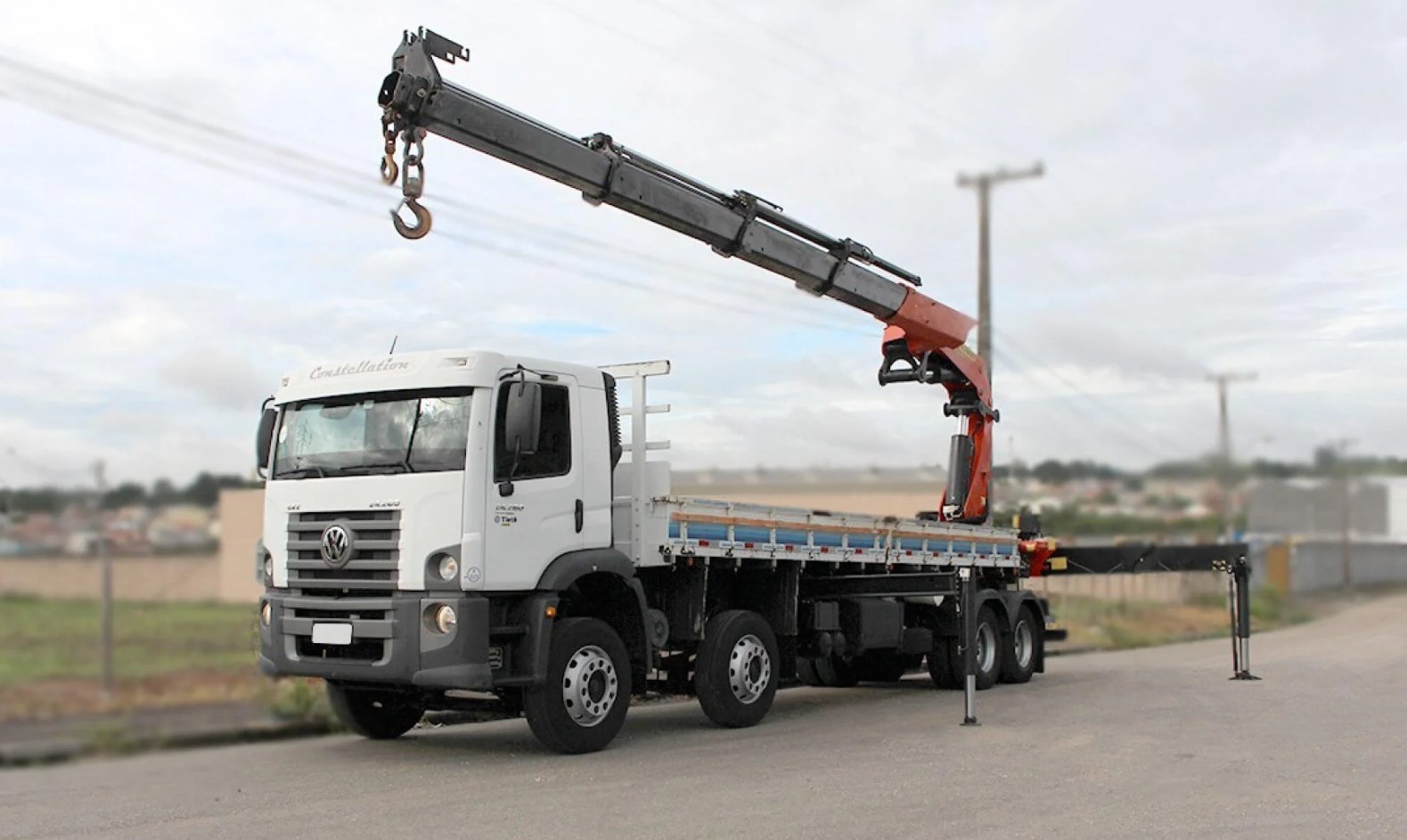 Aluguel de caminnhão Munck em Campo Grande, MS.