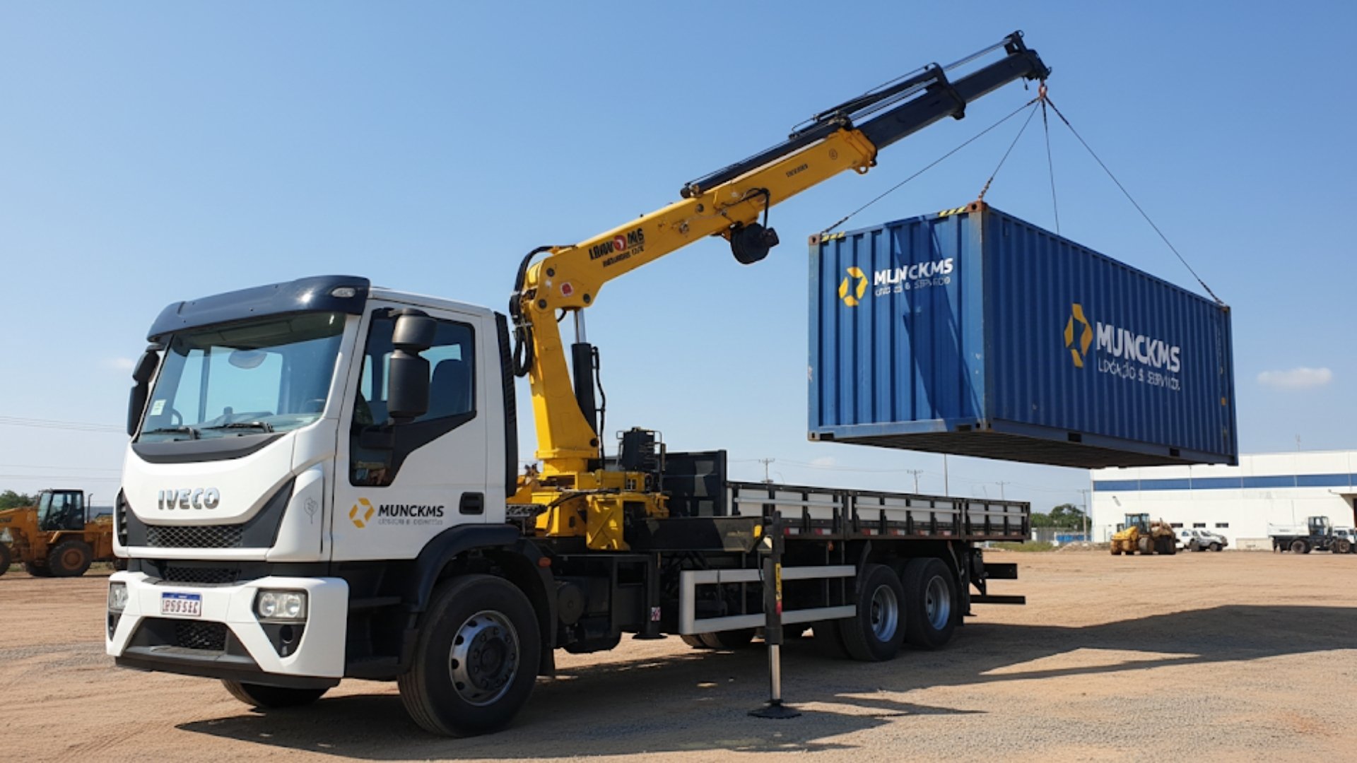 Locação de Caminhão Munck e Contêiner em Campo Grande, Bataguassu e Inocência MS